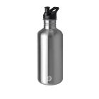 Outdoor Trinkflasche Edelstahl 1,2 L matt